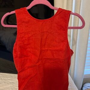 Madewell Red Backless Women's Top